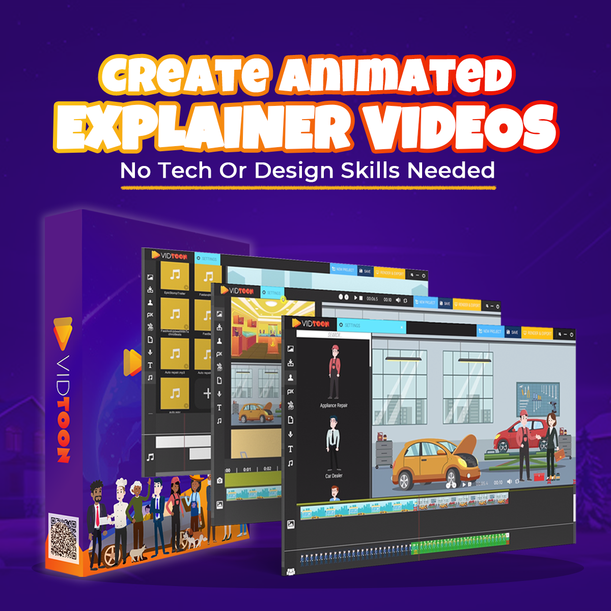 Vidtoon: Animated Explainer Videos