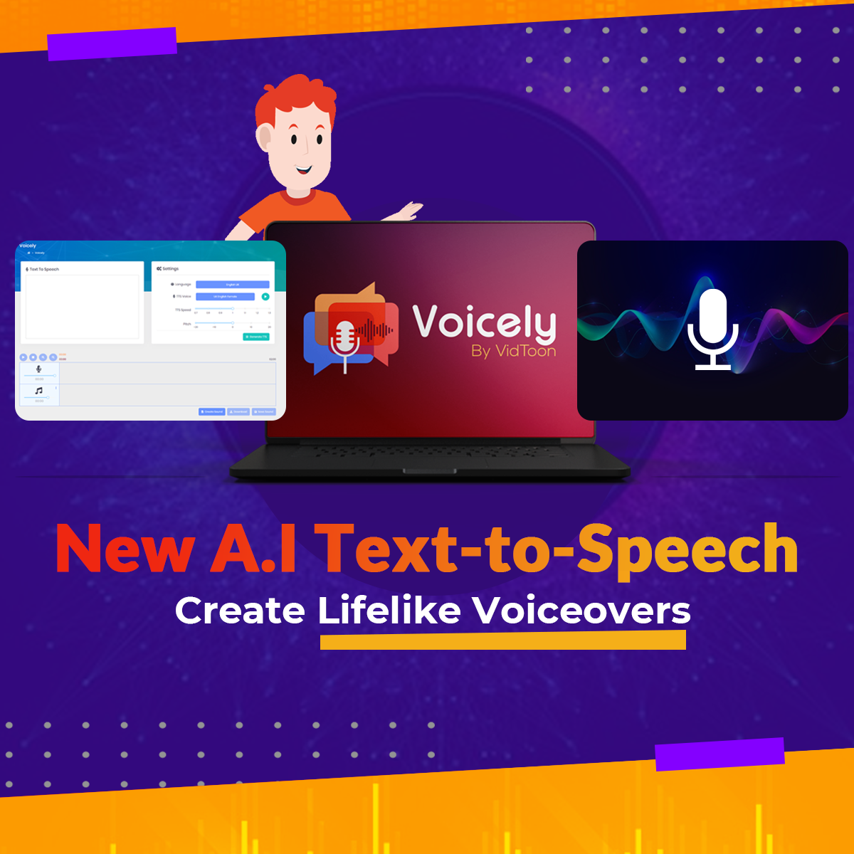 Voicely Text to Speech, from Vidtoon